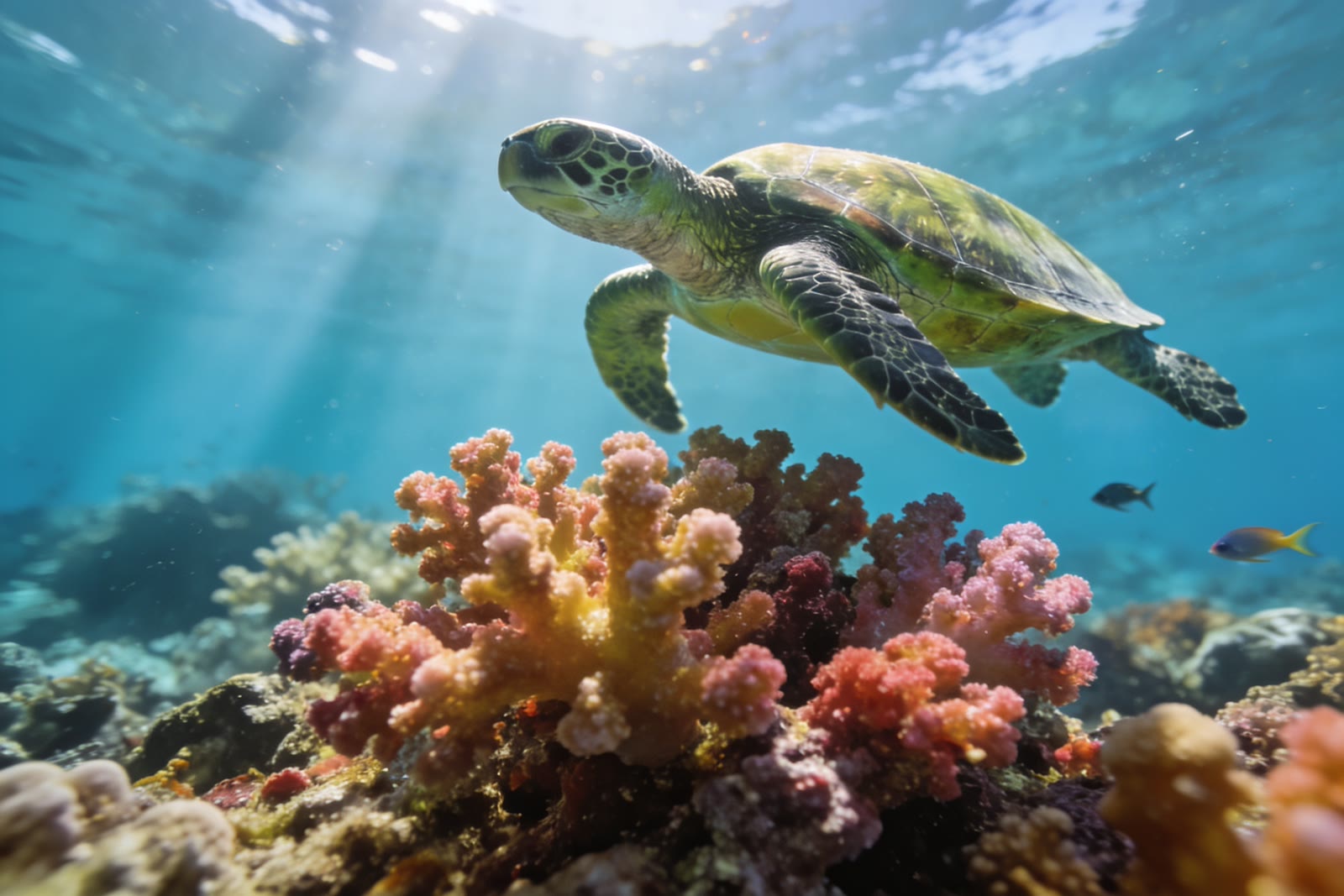 Over the Reef, Coral reef