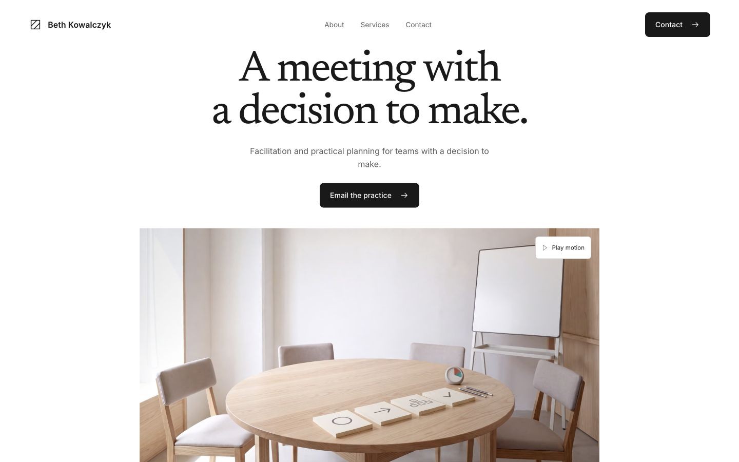 Anchor Panel website preview